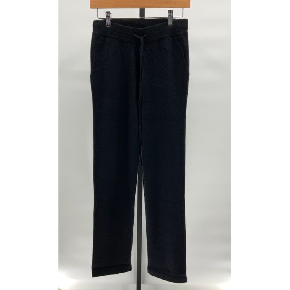 NWT Quince Women's SuperSoft Fleece Wide Leg Pant Black S